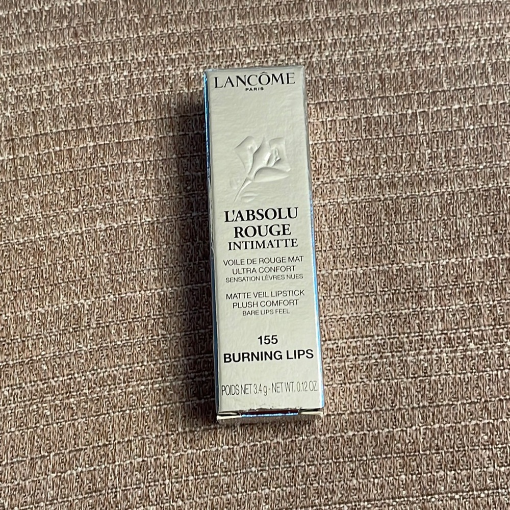 Lancôme L’absolu Rouge Intimate Burning Lips- Brand New